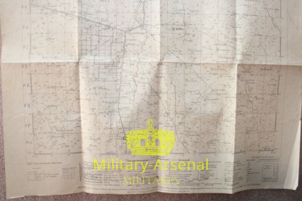 Castel Benito Libia Milizia carta topografica | Military Arsenal