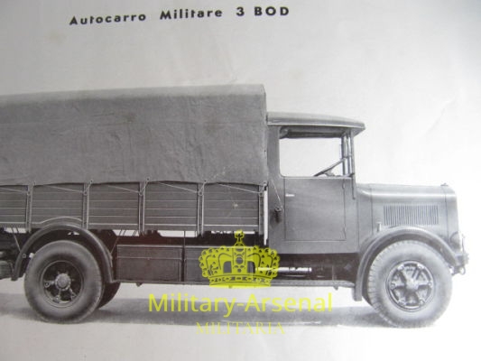 OM Autocarro Militare 3 BOD catalogo | Military Arsenal