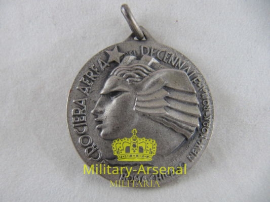 Italo Balbo Crociera Aerea Decennale medaglia | Military Arsenal