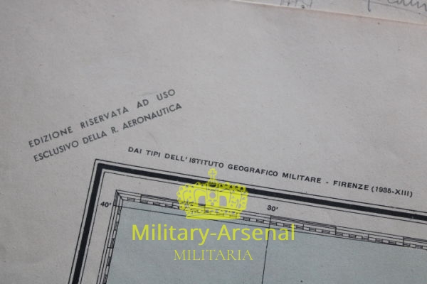 WW Regia Aeronautica "Carta Aeronautica D'Italia" 1941  | Military Arsenal