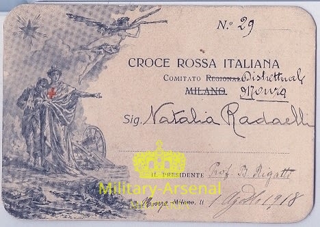 Tessera Croce Rossa | Military Arsenal