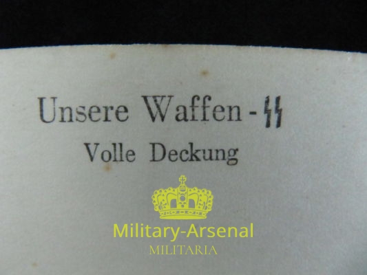 Unsere Waffenn SS postcard postkarte cartolina di propaganda 7 | Military Arsenal
