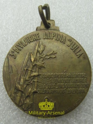 Medaglia Alpini Julia | Military Arsenal