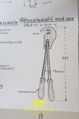 Pinza taglia reticolati modello 35 rara versione. | Military Arsenal