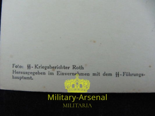Unsere Waffenn SS postcard postkarte cartolina di propaganda 4 | Military Arsenal