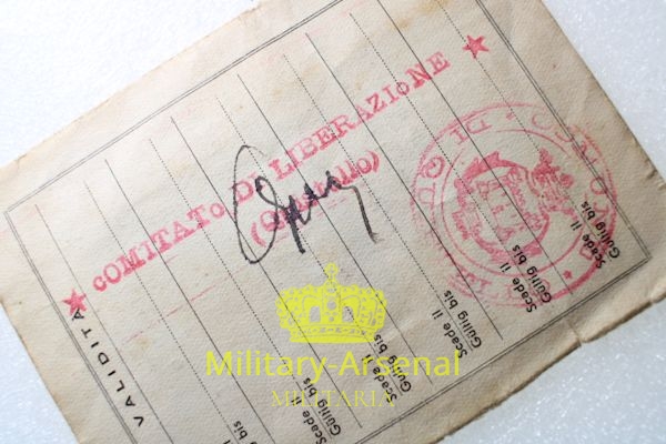 R.S.I. documento di riconoscimento comune di quistello curiosità | Military Arsenal