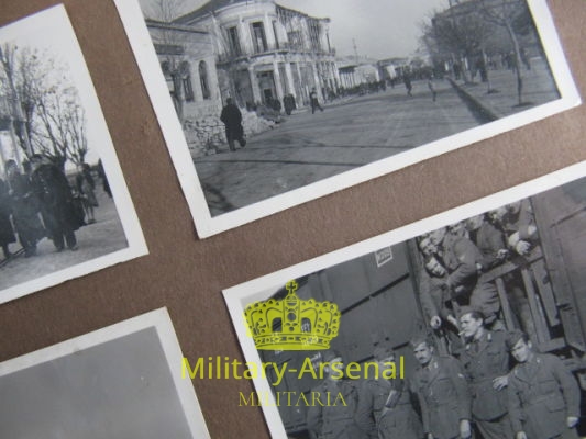 WWII fronte Greco Albanese foto album | Military Arsenal