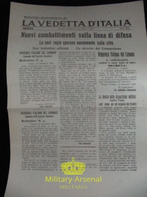 Gabriele D'Annunzio Fiume volantino di propaganda 1 | Military Arsenal