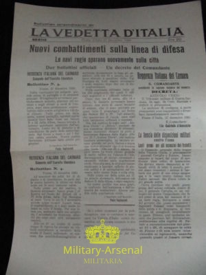 Gabriele D'Annunzio Fiume volantino di propaganda 1 | Military Arsenal