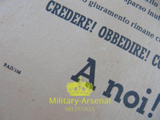 Volantino di Propaganda RSI 5 | Military Arsenal