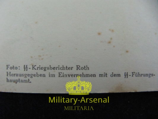 Unsere Waffenn SS postcard postkarte cartolina di propaganda 8 | Military Arsenal