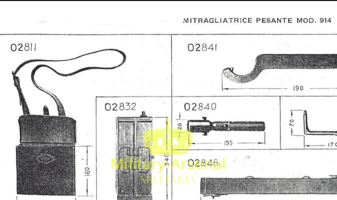 WWI Tanica per il raffreddamento Mitragliatrice Fiat | Military Arsenal