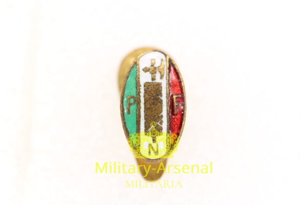 P.N.F. distintivo smaltato fascio I° Tipo | Military Arsenal