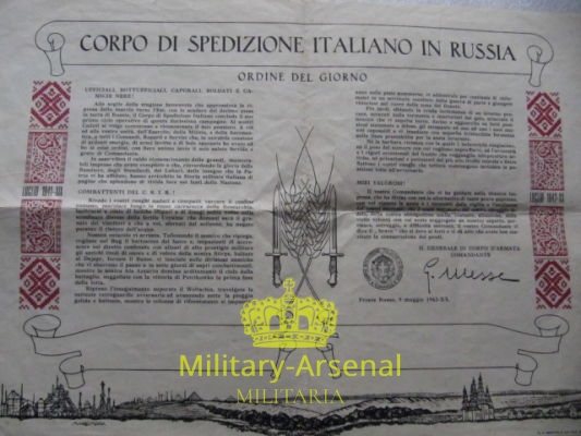Fronte Russo CSIR Generale Messe | Military Arsenal