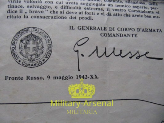 Fronte Russo CSIR Generale Messe | Military Arsenal