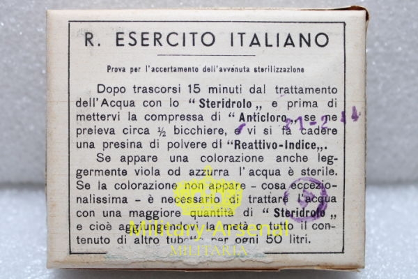 Sanità Regio Esercito "Steridrolo" | Military Arsenal