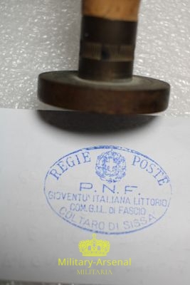 Timbro Regie Poste G.I.L. Gioventù del Littorio Parma P.N.F. | Military Arsenal