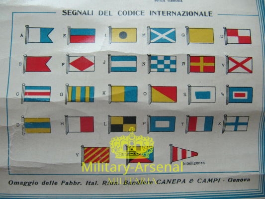 Locandina Pubblicitaria Bandiere Canepa & Campi | Military Arsenal