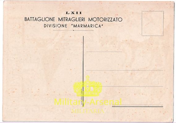 Battaglione Mitraglieri Divisione Marmarica | Military Arsenal
