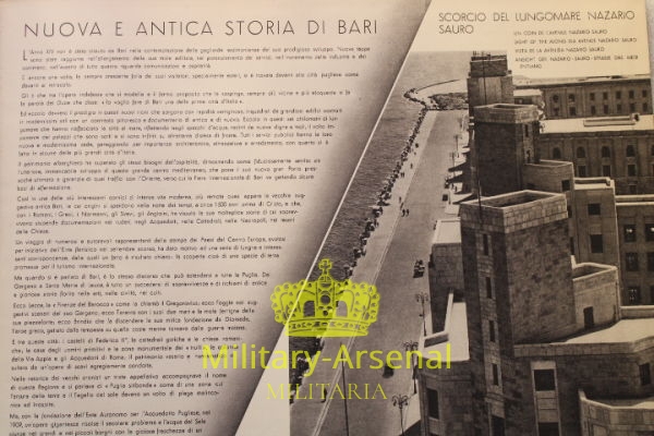 Fiera del Levante di Bari annuario del 1937 | Military Arsenal