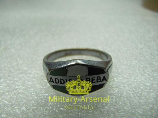 Anello con scritta ADDIS ABEBA | Military Arsenal