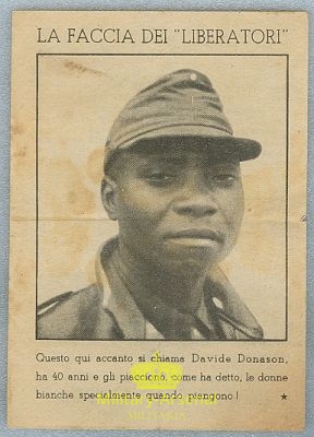 Volantino di Propaganda leaflet  RSI | Military Arsenal