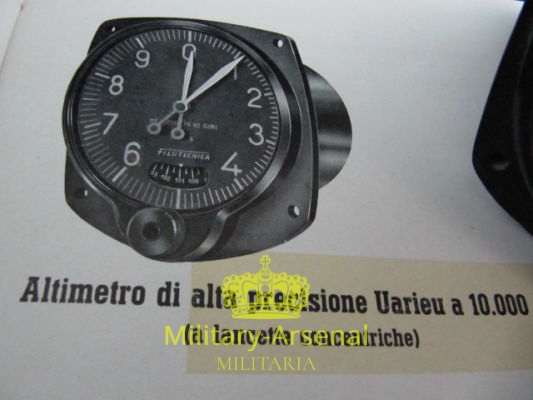 Regia Aeronautica Altimetro Filotecnica Salmoiraghi | Military Arsenal