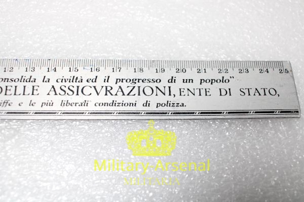 Fascismo righello pubblicitario INA | Military Arsenal