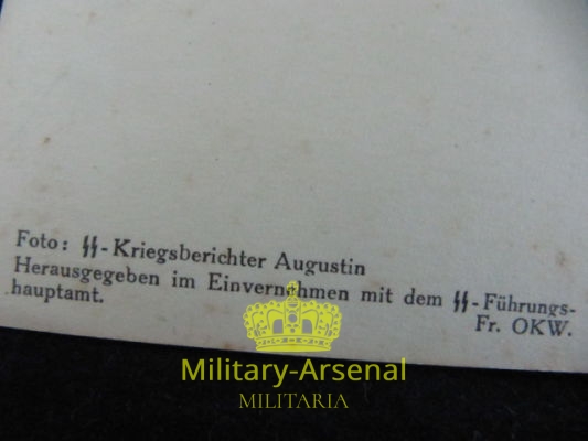 Unsere Waffenn SS postcard postkarte cartolina di propaganda 1 | Military Arsenal